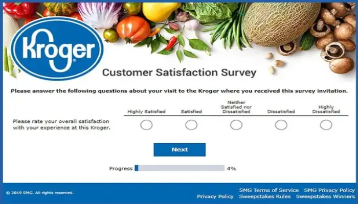 krogerfeedback.com customer survey